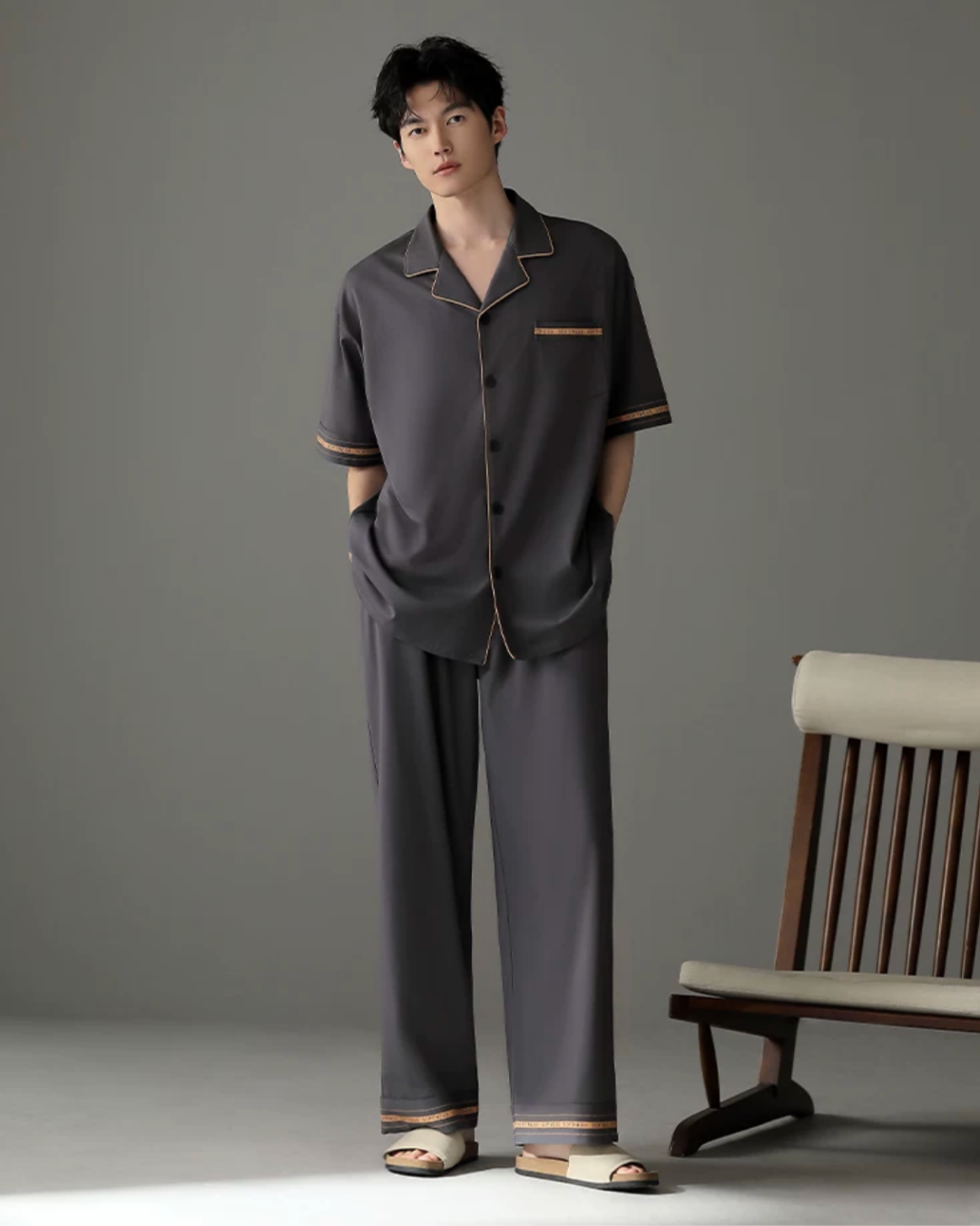 Yǐn Pajamas Set (Short Sleeve & Pants)