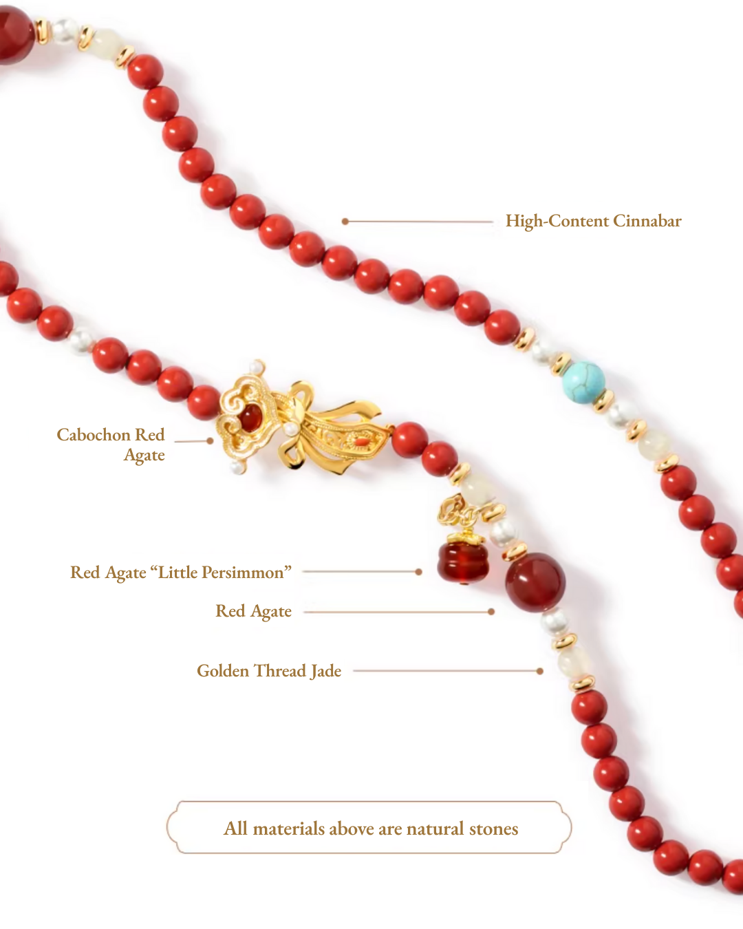 Ruyi Natural Gemstones Bracelets