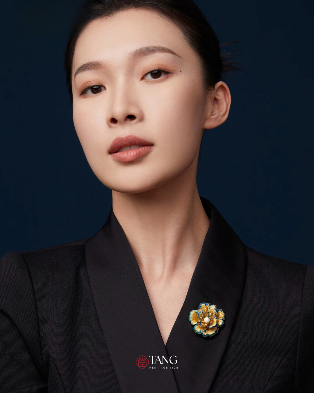 Lunar Grace Peony Brooch