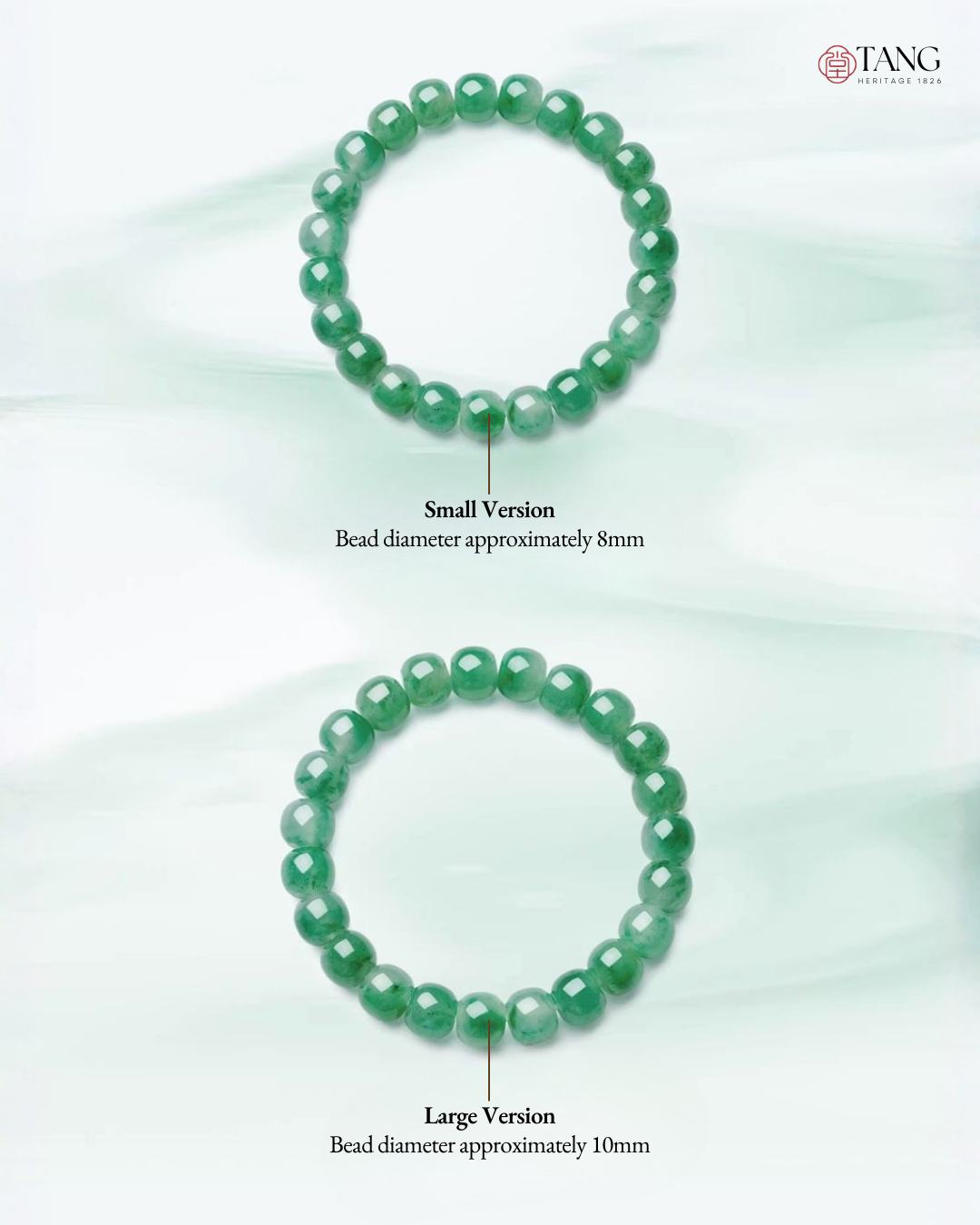 Mountain Mist African Jade Beaded Bracelet