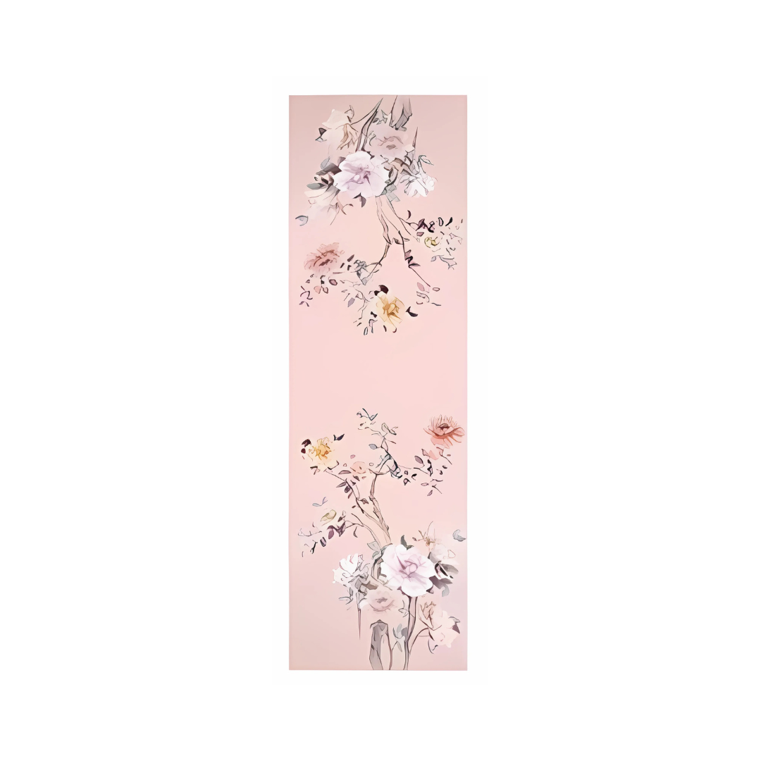 Melody of Peonies Mulberry Silk Scarf (170x53cm)