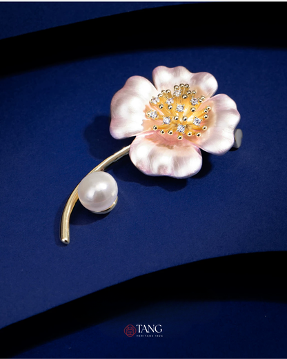Spring Whisper Cherry Blossom Brooch