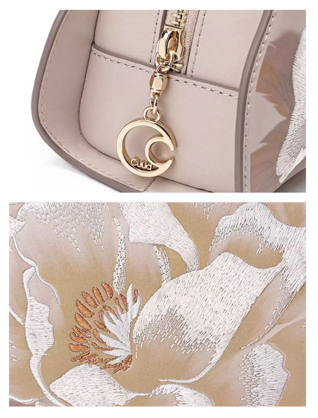 Tang Imperial 25 Embroidered Peony Bloom Shoulder Bag