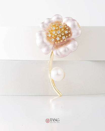 Spring Whisper Cherry Blossom Brooch