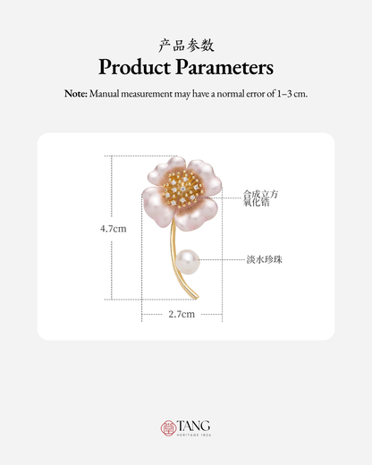 Spring Whisper Cherry Blossom Brooch
