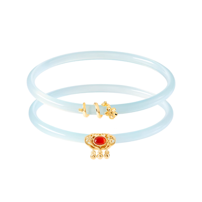 Imperial Ruyi Jade Duo Bangles