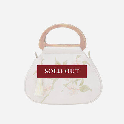 Tang Bloom Magnolia Top-Handle Bag