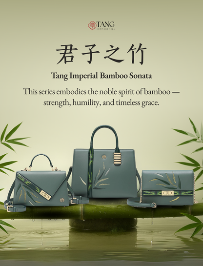 Tang Imperial 25 Embroidered Bamboo Sonata Tote