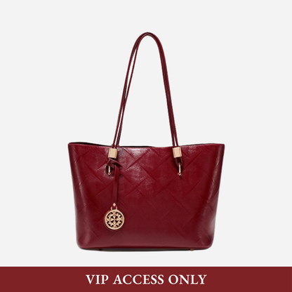 Tang Red 28 Glazed Scarlet Tote