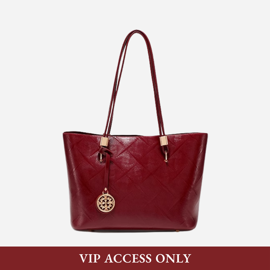 Tang Red 28 Glazed Scarlet Tote