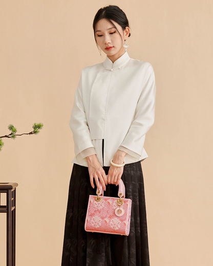 Tang Red 27 Song Brocade Bag