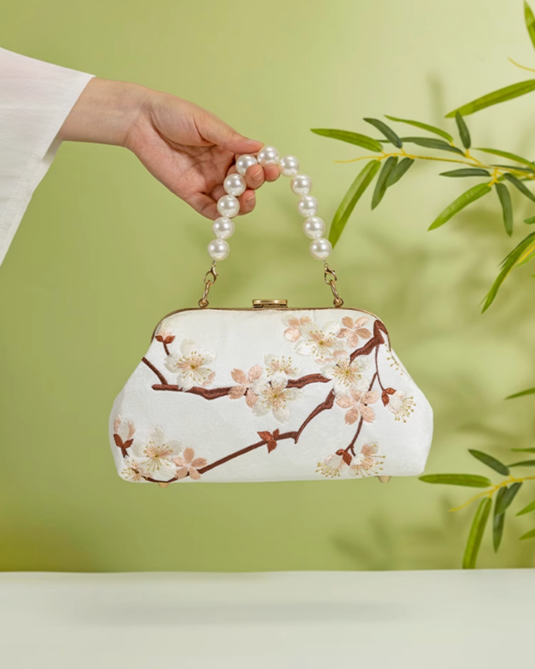 Tang Bloom Cherry Blossom Clutch
