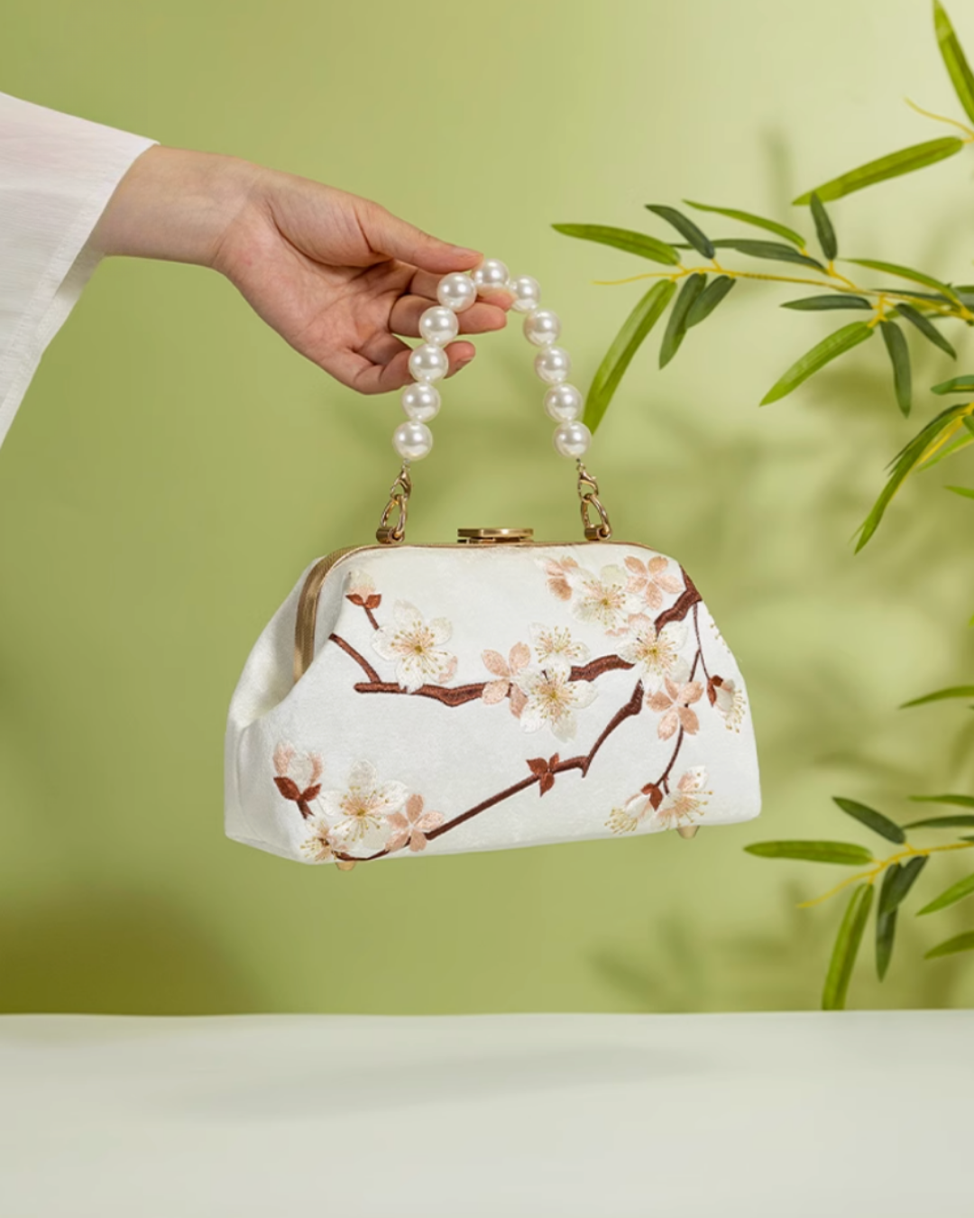 Tang Bloom Cherry Blossom Clutch
