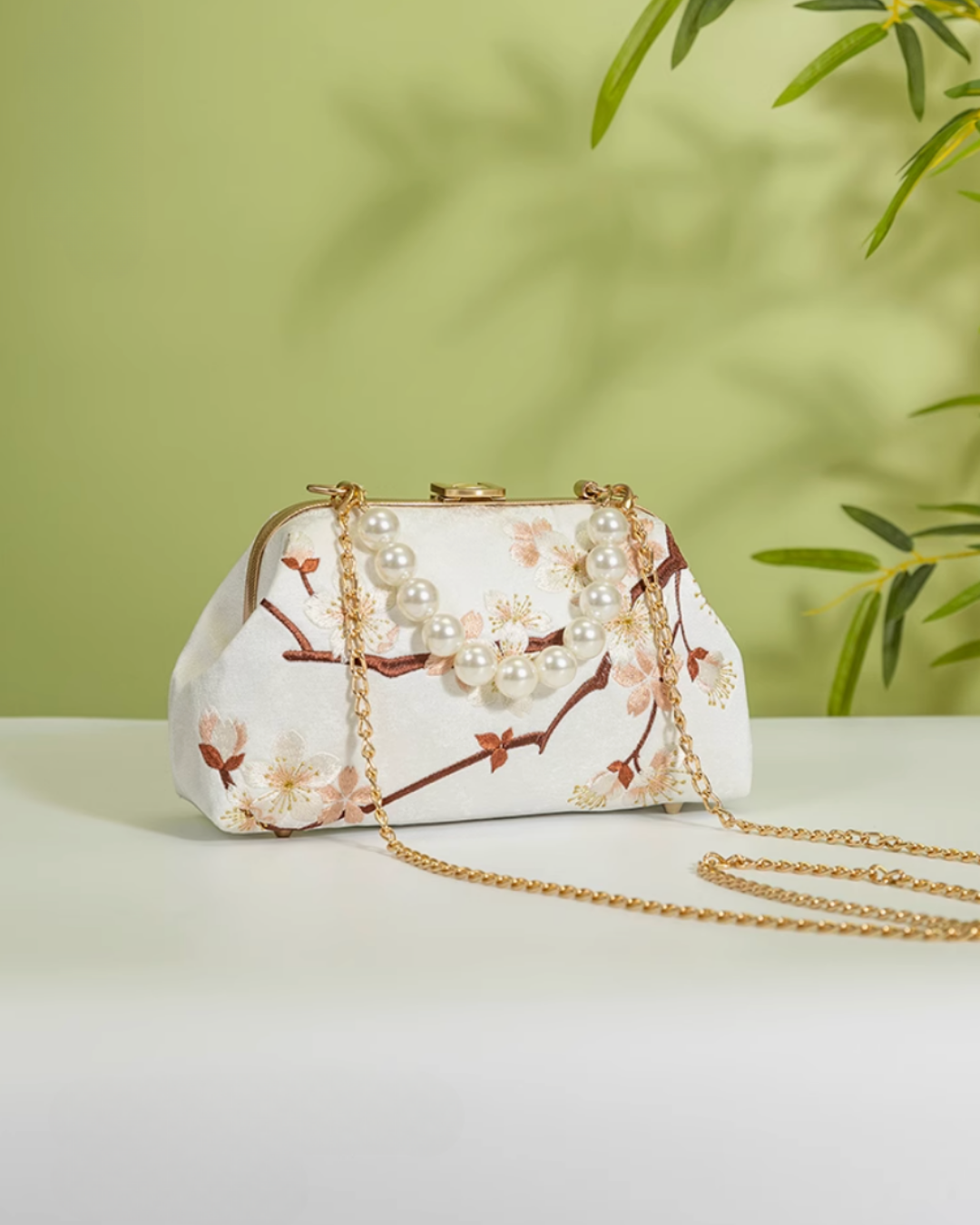 Tang Bloom Cherry Blossom Clutch