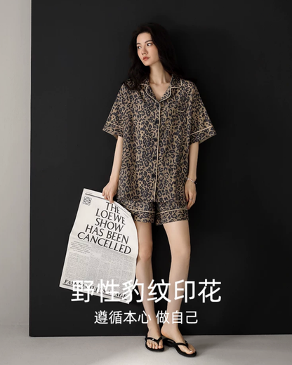 Yě Pajamas Set (Short Sleeve & Shorts)