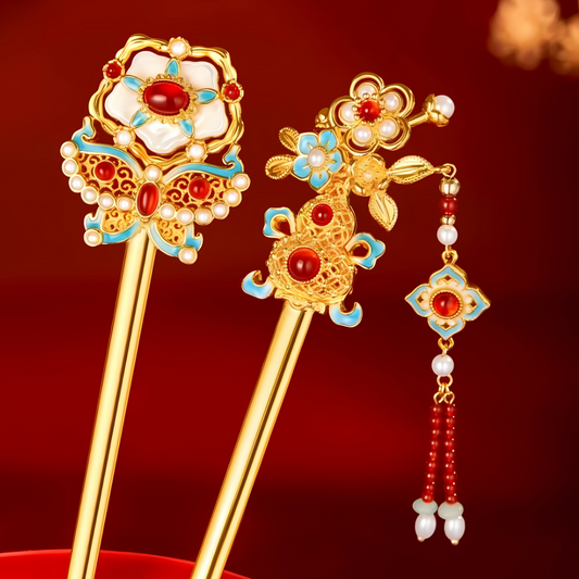 The Blossoming Phoenix Hairpin Gift Set