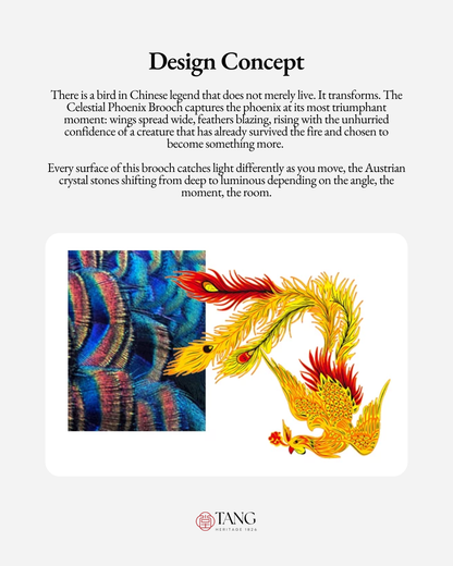 Celestial Phoenix Brooch