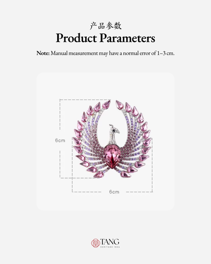Celestial Phoenix Brooch