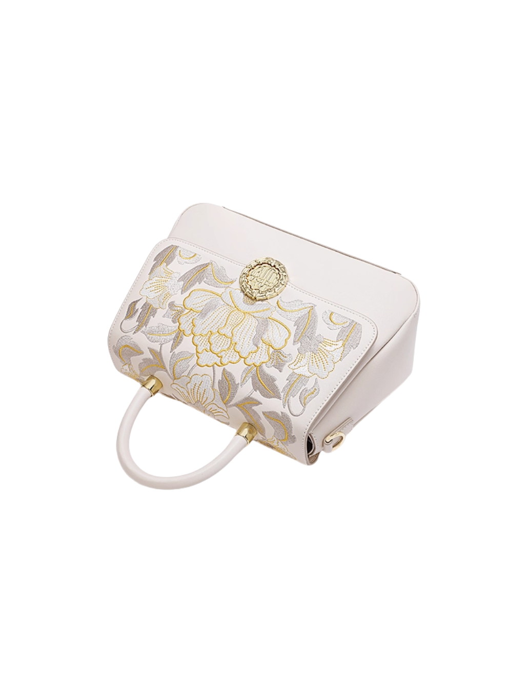 Tang Imperial 25 Embroidered Blossoms Tote