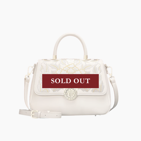 Tang Imperial 25 Embroidered Blossoms Tote
