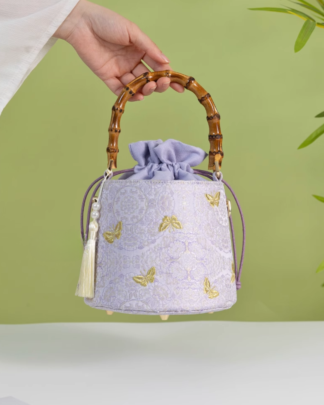 Tang Bloom Garden Bucket Bag