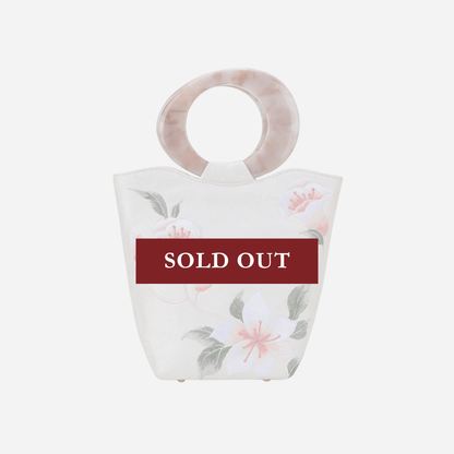 Tang Bloom Peach Blossom Top-Handle Bag