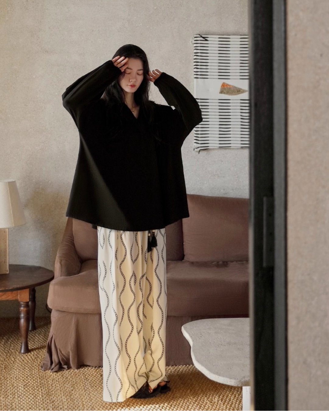 Zhī Pajamas Set (Long-Sleeve & Pants)