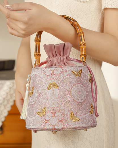 Tang Bloom Garden Bucket Bag