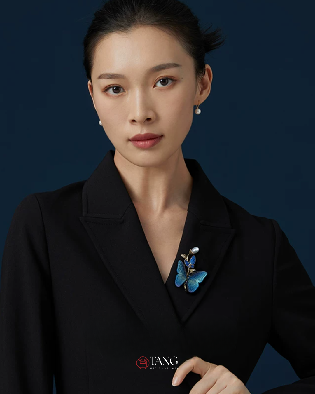 Teal Reverie Butterfly Brooch