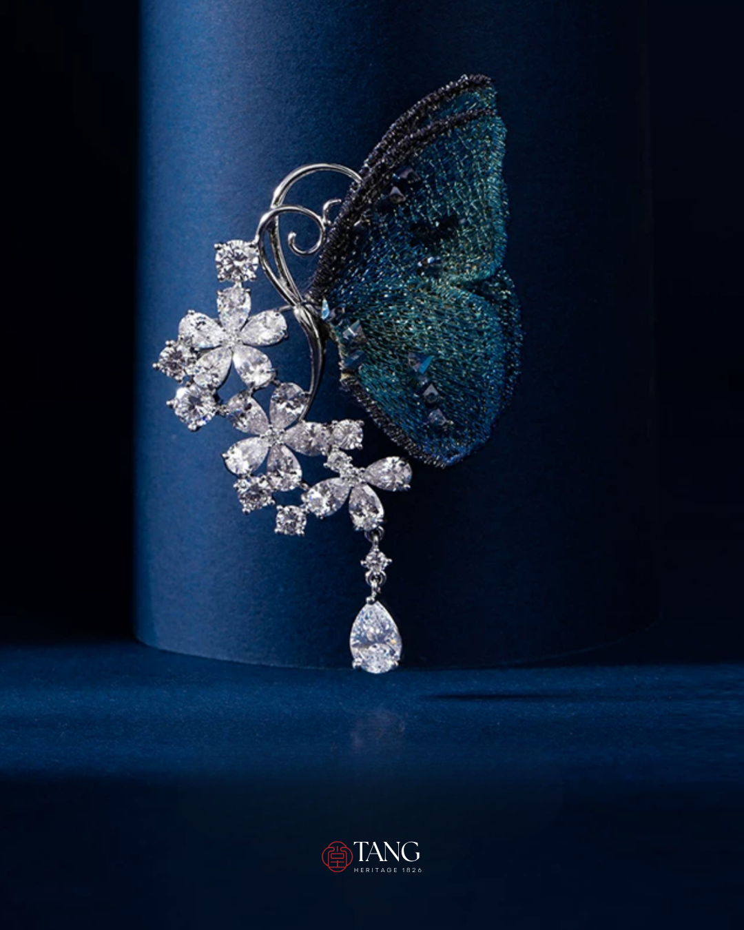 Dusk and Dawn Butterfly Brooch
