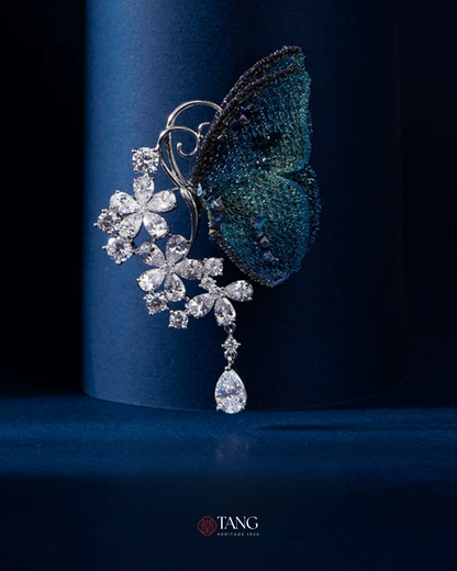 Dusk and Dawn Butterfly Brooch