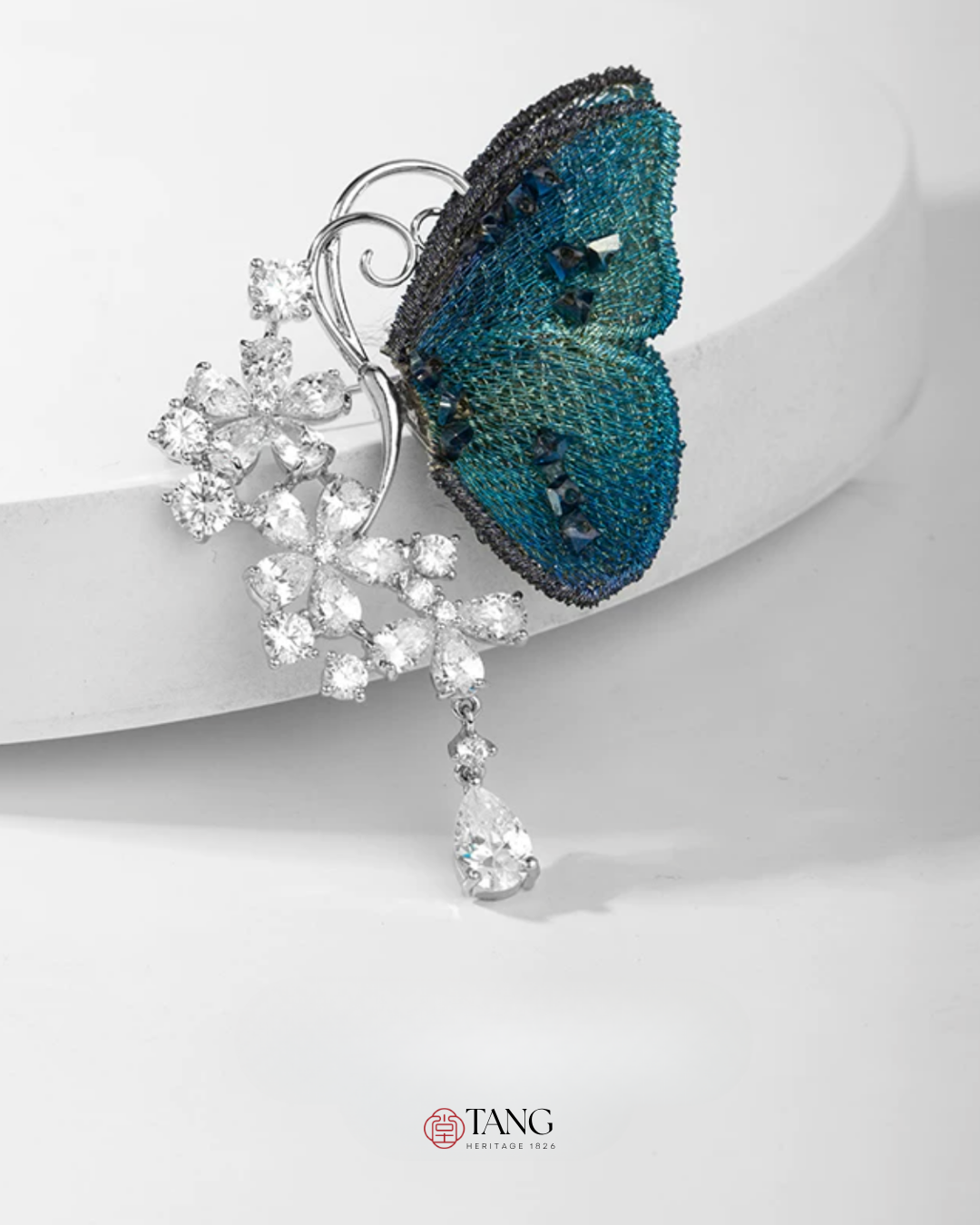 Dusk and Dawn Butterfly Brooch