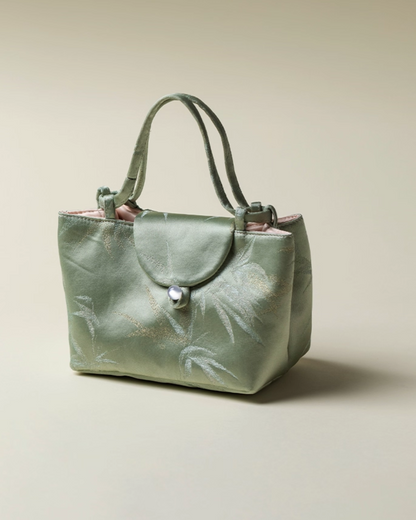 Whispering Bamboo Brocade Mini Tote