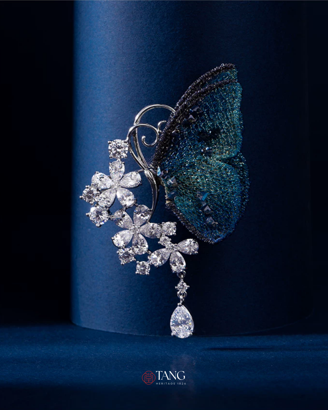 Dusk and Dawn Butterfly Brooch