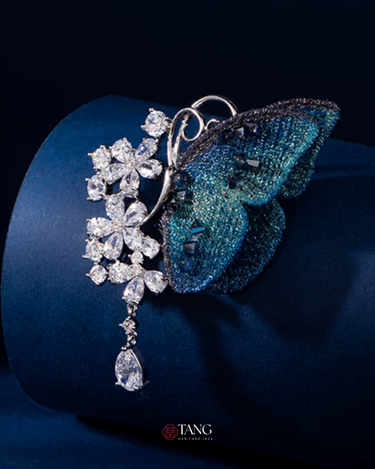 Dusk and Dawn Butterfly Brooch
