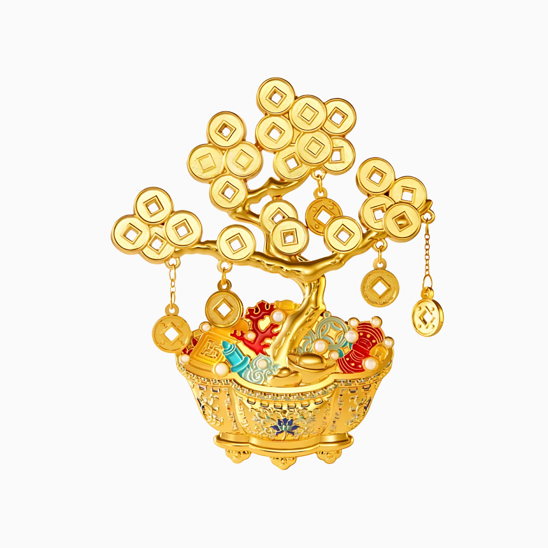 Fortune in Bloom Plum Blossom Magnet Gift Set