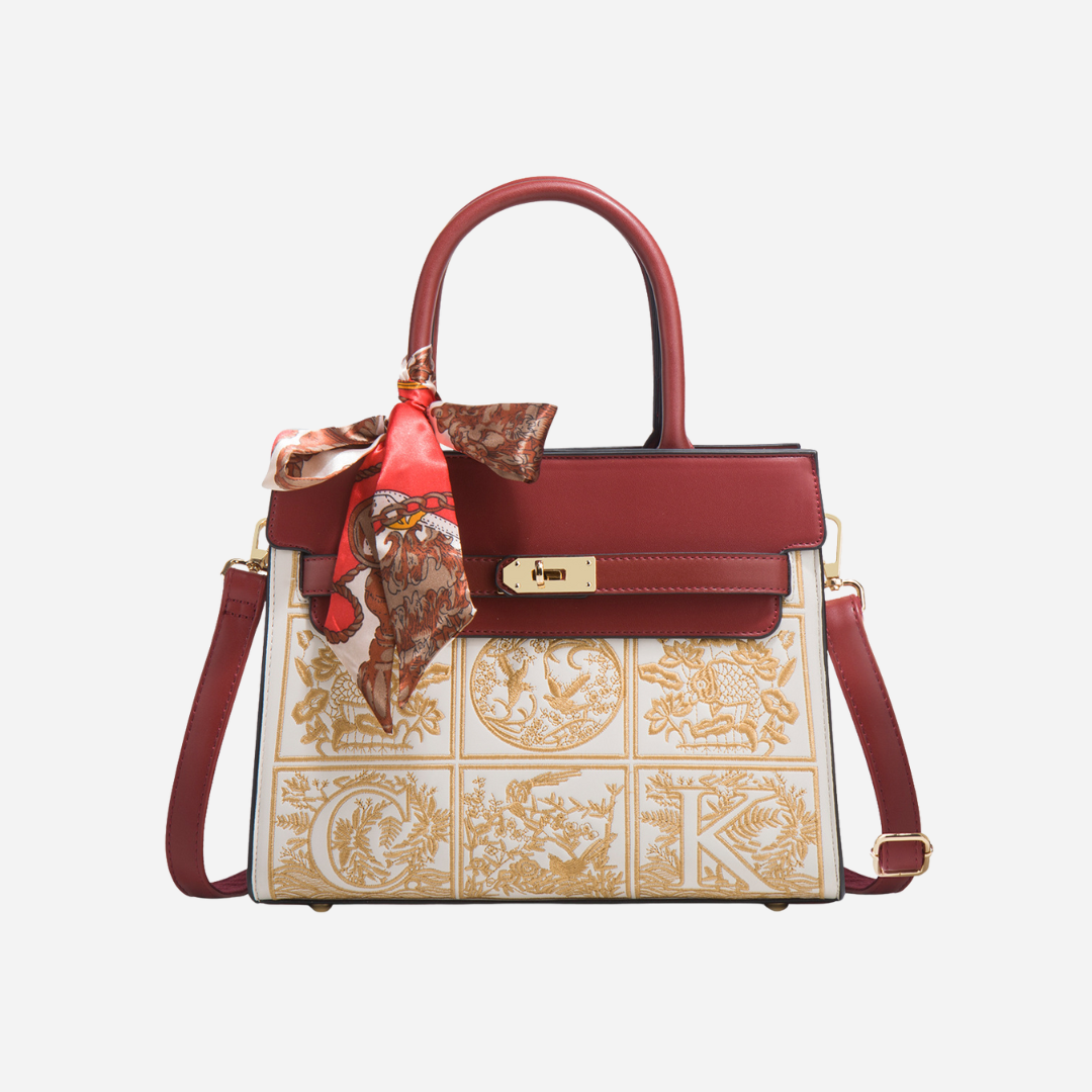 Tang Red 27 Regal Tote