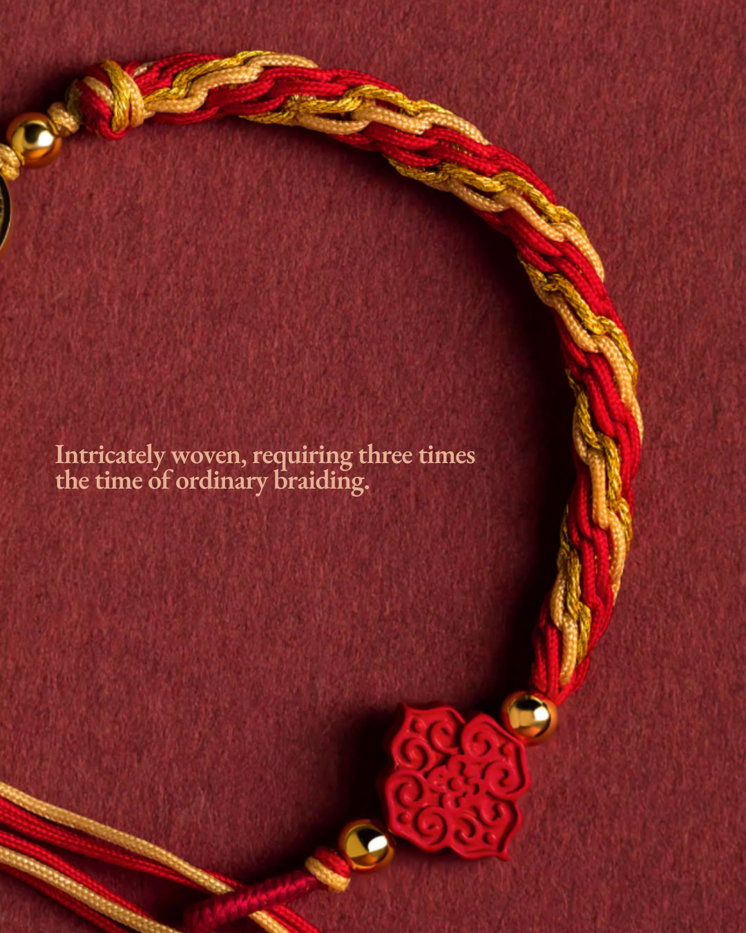 Emperor's Fortune Coins Red String Bracelet