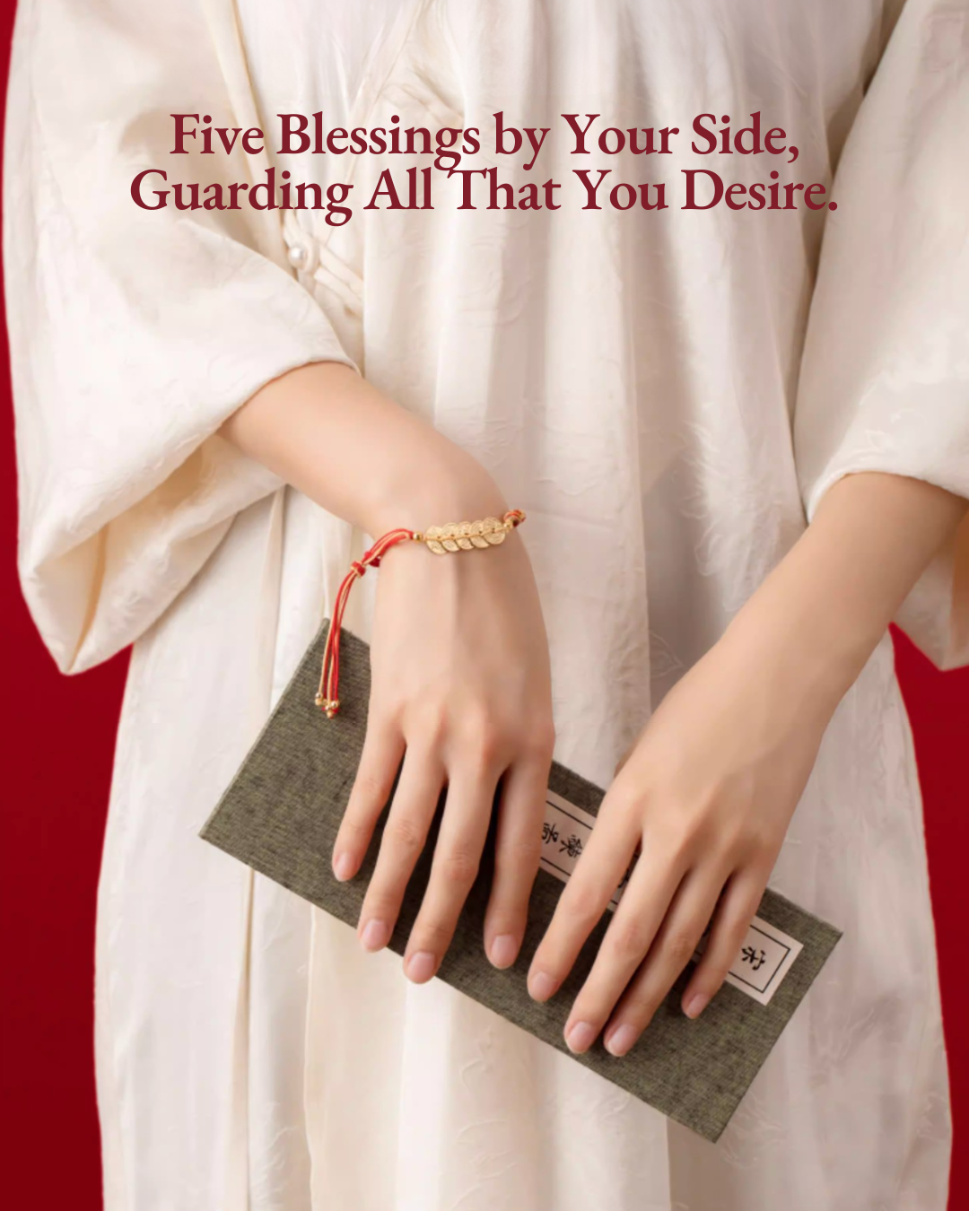 Emperor's Fortune Coins Red String Bracelet