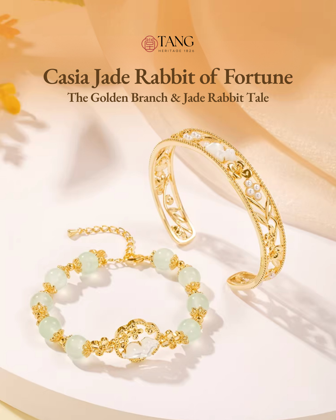 Legend of the Jade Rabbit Bracelet Set