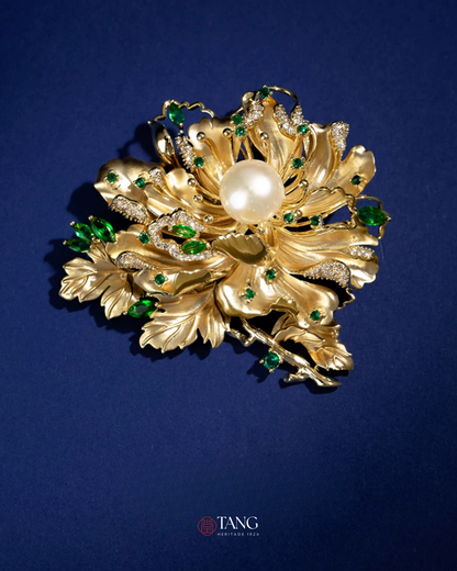 Empress Peony Brooch