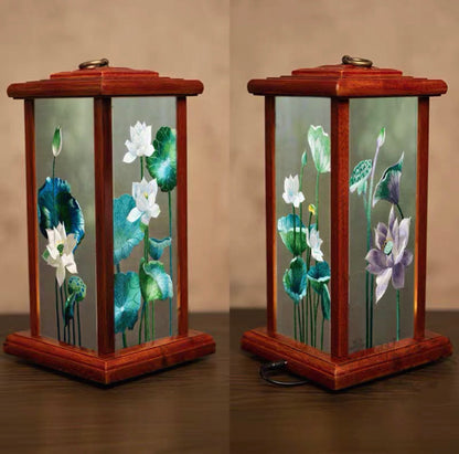 Su Embroidery Palace Silk Lamp