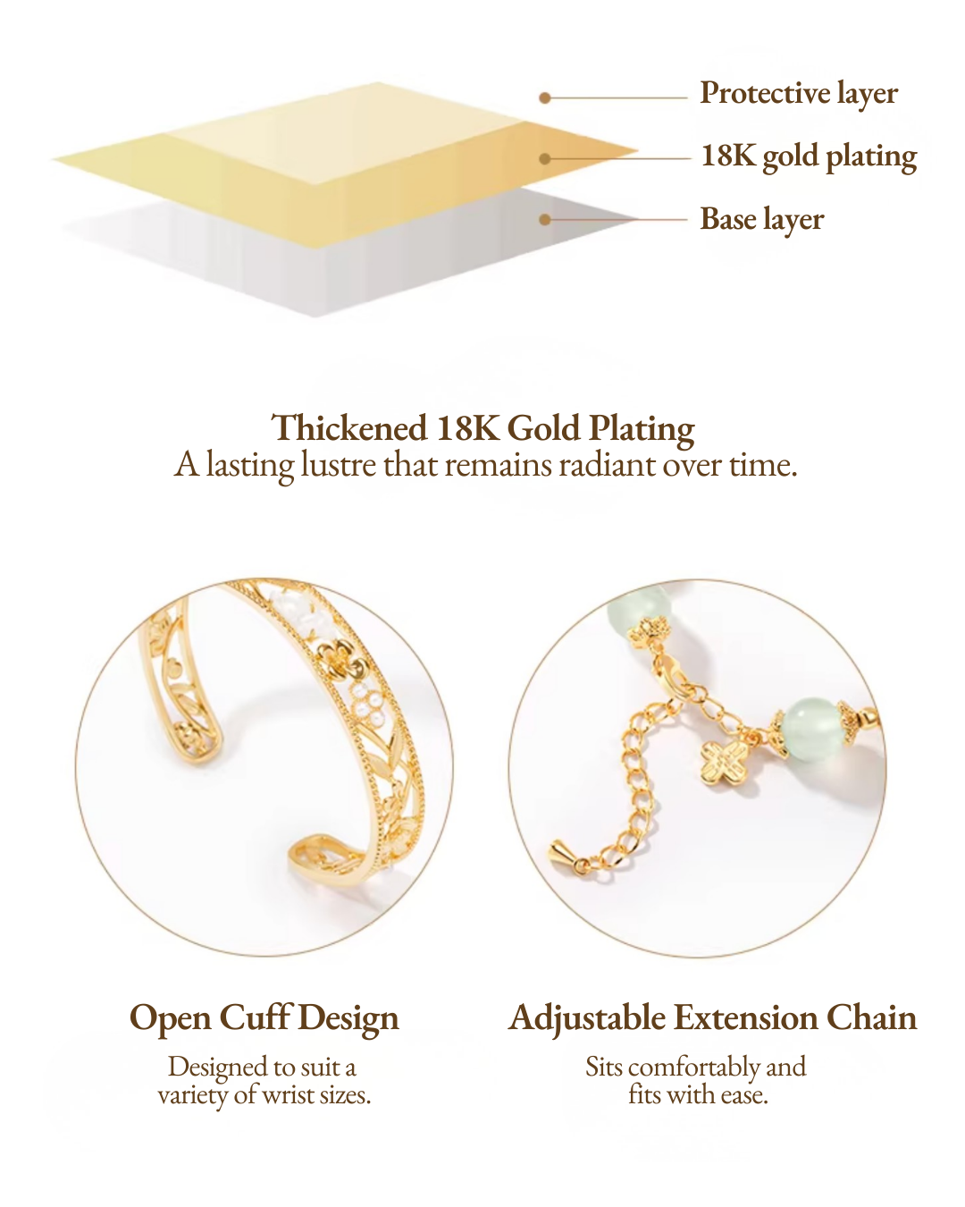 Legend of the Jade Rabbit Bracelet Set