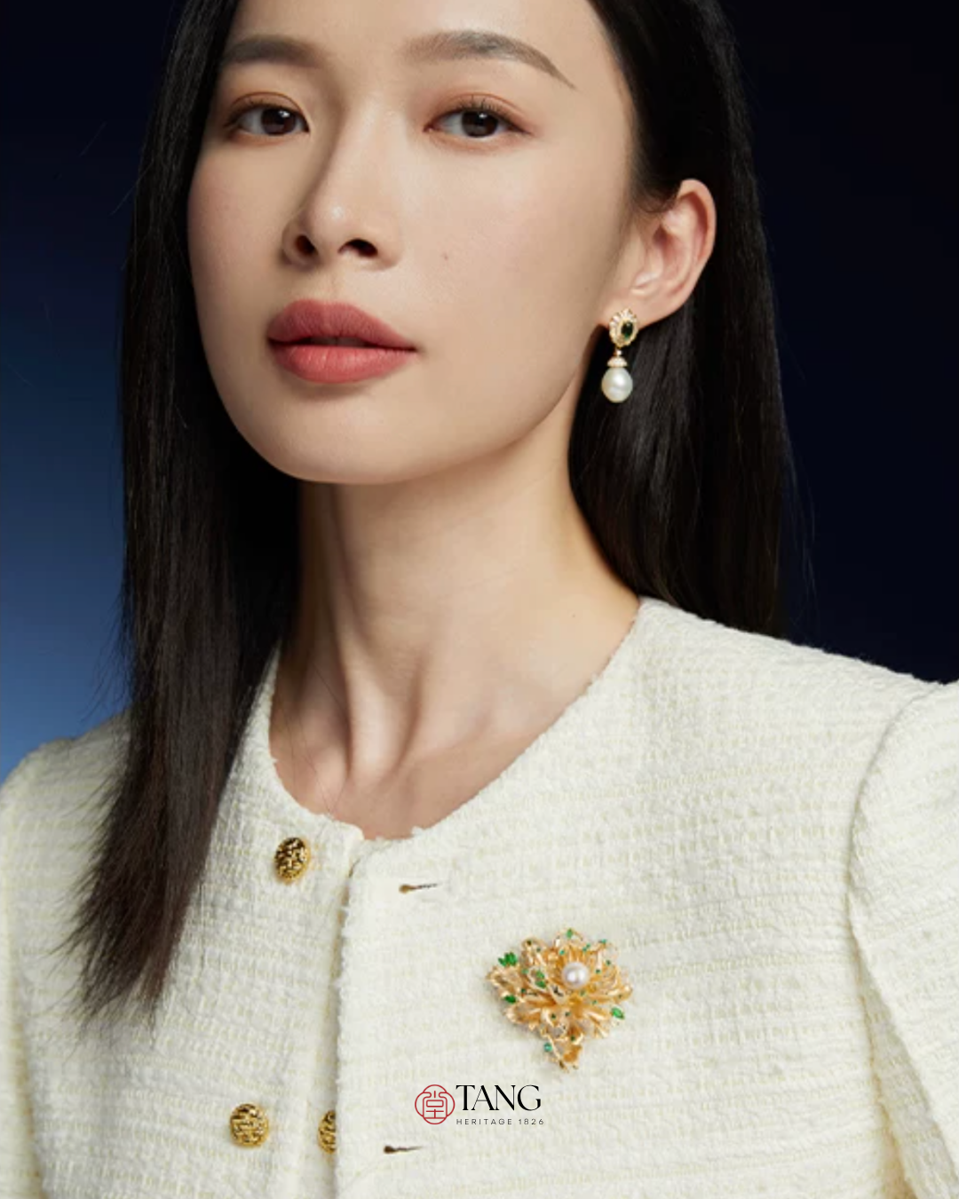 Empress Peony Brooch