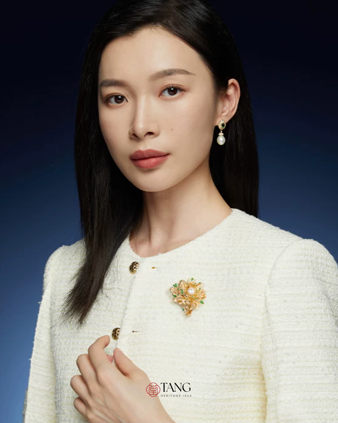 Empress Peony Brooch