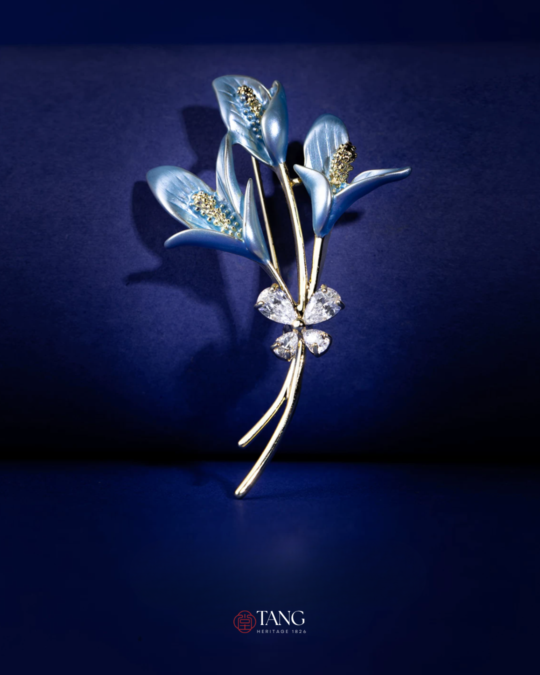 Wind Song Lily Brooch