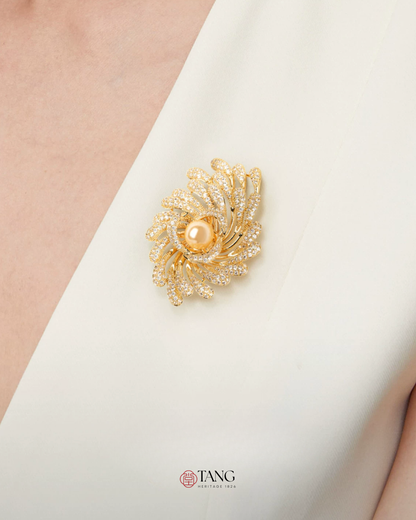 Golden Nebula Brooch