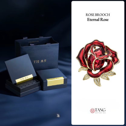 Eternal Rose Brooch