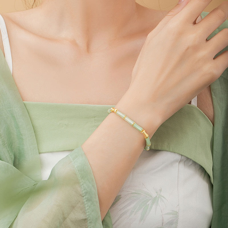 Willow Bamboo Jade Bracelet