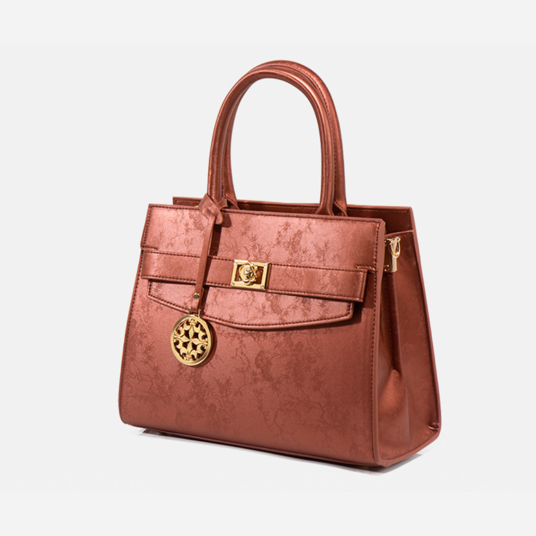 Tang Red 27 Silk Tote Bag